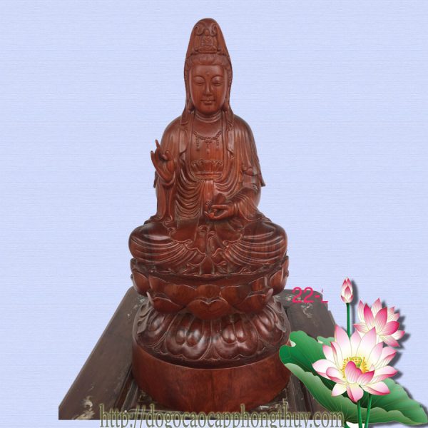  Tượng Phật bà quan âm băng gỗ